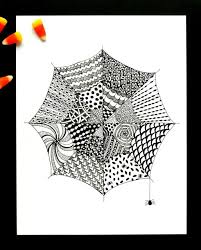 Sep 03, 2015 · the first important step in the ceremony of zentangle is gratitude and appreciation. Easy Zentangle For Kids And Adults With Spiderwebs