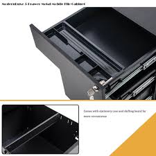 Filing cabinets and office storage(14). Three Drawer File Cabinet Mobile Metal Lockable File Cabinet Under Des Mrjaws