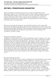 Kholil on minggu, mei 10, 2020. Pdf Be Your Self Artikel Pendidikan Karakter Luthfi Anandhika Academia Edu