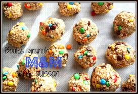 Boules Granola M M Sans Cuisson Wooloo Granola Healty Snacks Snacks