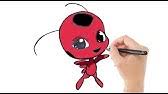 Standard printable step by step. How To Draw Miraculous Ladybug Kwami Plagg Easy Youtube