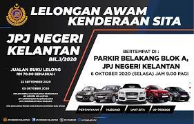Tentu saja dengan senang hati kulakukan hal tersebut. Lelongan Awam Kenderaan Sita Bil Jpj Negeri Kelantan Facebook