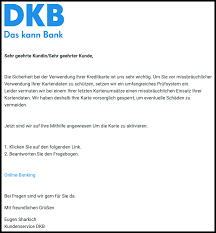 Both offer a standard german bank account without any basic fee, and with a german iban, so they work perfectly for receiving salary, paying rent etc, also as standing orders (dauerauftrag). Deutsche Kreditbank Dkb Diese Phishing Mails Sind Gerade Im Umlauf