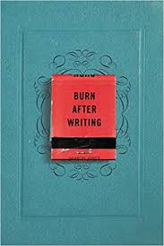 Burn After Writing Jones Sharon 9780399175213 Amazon Com Books In 2020 Sharon Jones The Secret Book Writing