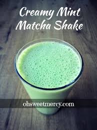 September is here, and it's time for picking apples! Creamy Mint Matcha Shake Oh Sweet Mercy
