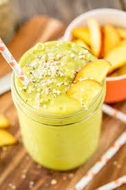 Energizing Peach Green Tea Smoothie Rezept Lebensmittel Essen Veganer Smoothie Rezepte Fur Gesunde Smoothies