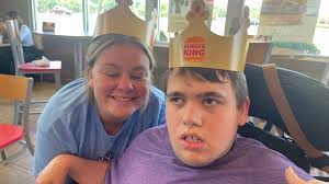 Shut his eyes for pic , just like kids