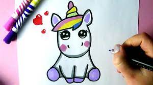 Aujourd'hui, nous allons dessiner une licorne kawaii, nous allons la dessiner très facilement et ce sera un dessin super sympa. Comment Dessiner Une Licorne Kawaii Dessin Youtube Einhorn Zeichnen Kawaii Zeichnungen Selber Malen