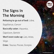 The Signs In The Morning Zodiac Signs Gemini Zodiac Signs Aquarius Zodiac Star Signs