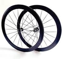 ZCXBHD Set di Ruote per Bici da Corsa 700C Freno C/V 50 Mm Cerchio in Lega  di Alluminio Sgancio Rapido 20 Fori Raggio Dritto 120 Click Mozzo ...