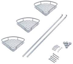 Simple and functional, our shower caddy hooks over any shower head to keep essentials right where you need them. Shruidu 3 Layer Practical Triangular Shower Caddy Shelf Bathroom Corner Rack Storage Basket Hanger 562330cm
