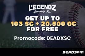 Legendz Promo Code DEADXSC: Get Get up to 103 SC + 20,500 GC for FREE for Guardians vs Yankees