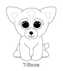 Ty Art Gallery Dog Coloring Page Pictures Of Beanie Boos Beanie Boo Birthdays