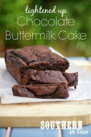 Recipe Lightened Up Chocolate Buttermilk Cake Buttermilk Chocolate Cake Buttermilk Recipes Healthy Chocolate