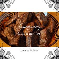 The most common meat used in tinorangsak is pork. Empal Goreng Bumbu Dendeng By Vetrarini Leroy Langsungenak Com