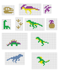 Small dinosaur cross stitch pattern. Jennifer Lee Rossman Speculative Fiction Author I Finished A Cross Stitch Thing