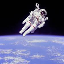 The astronaut on in an outer space against stars. Royalty Free Photo Astronaut In Space With Near Earth Pickpik