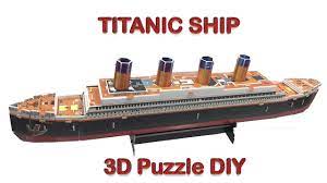 Check spelling or type a new query. Diy Craft Instruction 3d Puzzle Titanic Ship Youtube