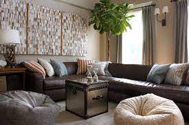 Brown Leather Sofa
