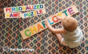 Jun 24, 2019 · you don't have to spend lots of money on toys, games and books for children. Amazon Com Fat Brain Toys Wooden Personalized Name Puzzle Flat Rate Up To 9 Letters Toys Games