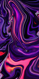 Amazing trippy wallpaper of purple and blue water droplets on smooth surface. Trippy Aesthetic Purple Wallpapers Wallpaper Cave
