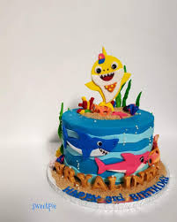 Baby Shark 1st Birthday Smash Cake Baby Shark Cake