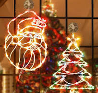 Waterproof Holiday 2D Gobo Motif Light Christmas Decorative Christmas Tree Lights