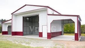 The barn yard & great country garages. 58x24x16 Custom Carolina Metal Barn Viking Metal Garages