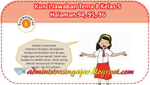 Kunci jawaban tema 1 kelas 2 sd mi halaman 89 90 91 92 93 94 subtema 2 hidup rukun dengan teman bermain pembelajaran 6 buku tematik siswa. Kunci Jawaban Buku Tematik Tema 8 Kelas 5 Subtema 2 Halaman 94 95 96 Administrasi Ngajar