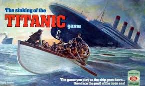 titanic game vintage board games