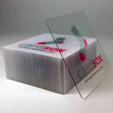 Plastic business card finish options. Clear Plastic Business Cards