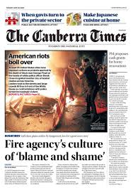 Canberra Times On Twitter Good Morning Canberra It S A Partly Cloudy Day And We Re Heading For A Top Of 13 Here S Today S Front Page With Articles Via D Jervisbardy And Lucybladen Https T Co Rmfxojrhcm Https T Co Udzsjoxrrg
