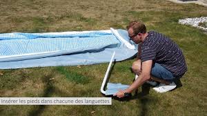 Montage D Une Piscine Tubulaire Intex Prisme Frame Par Raviday Youtube