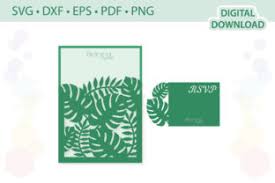 Download Tropical Wedding Invitation Graphic By Serradigital Creative Fabrica