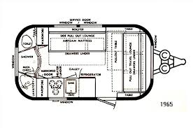 Our founder wally byam loved the sea and had many adventures of his own onboard, so it's easy to see where the inspiration. The Vintage Airstream 1965 Caravel 17 Foot Travel Trailer Floor Plan Travel Trailer Floor Plans Vintage Airstream Tiny Houses For Sale