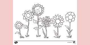 Free printable flowers coloring pages. Free Children Colouring Page Flowers Colouring Sheet