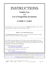The court clerk typically marks the exhibit while simultaneously logging it into the clerk's record. Https Www Mncourts Gov Mncourtsgov Media Courtforms Fam901 Pdf Ext Pdf