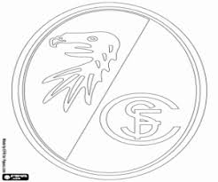 (kurz sc freiburg oder scf) ist ein fußballverein aus freiburg im breisgau. Ausmalbilder Sc Freiburg Emblem Zum Ausdrucken