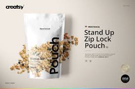 Stand Up Pouch 2 Mockup Set In 2020 Mockup Creative Photoshop Stand Up