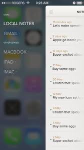 Notes App Side Menu Web Design User Interface Mobile Web Design Ios Design
