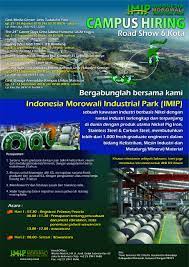 Bagi pelamar kerja yang telah melakukan registrasi berkas persyaratan lamaran kerja dan belum menyertakan : Imip Morowali Campus Hiring Universitas Tadulako Universitas Tadulako