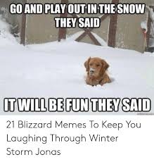 Snow Go And Play Out In Thie They Said 21 Blizzard Memes To Keep You Laughing Through Winter Storm Jonas Meme On Me Me