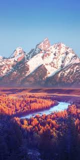 Grand Teton National Park Mountains River Landscape Nature Wallpaper Iphone Wallpaper Landscape Hd Nature Wallpapers Nature Iphone Wallpaper