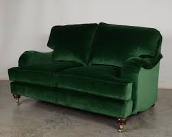 We Are Loving The Trend Of Rich Deep Greens In Interiors Especially This Emerald Velvet On Our English Arm Pillow Bac Green Sofa Love Seat Autumn Interior
