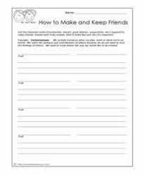 Keeping Friends What Are The Essential Ingredients To Keeping A Friend Worksheet Social Skills Employability Skills Counseling Kids