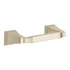 It includes towel bars, a towel ring, a robe hook, and toilet tissue holder. Delta 75150 Pn Dryden Pivoting Tissue Holder Build Com