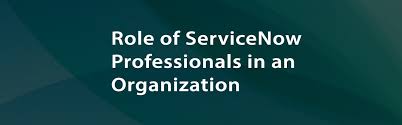 Experience with strategy development, policy, metrics and governance. Role And Responsibilities Of Servicenow Professionals Han Digital
