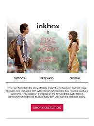 Inkbox Tattoos Special Collection Inkbox X Five Feet Apart Milled