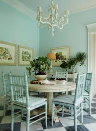 Store Palm Beach Designer Fabrics Interiors Green Wall Color Mint Green Walls Dining Room Inspiration