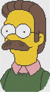 Over 60 of your favourite characters, clear, easy to follow char. Ned Flanders Portrait Xstitch Chart By Pdxstitch Craftsy Punto De Cruz Disney Bordados En Punto Cruz Graficos Punto De Cruz